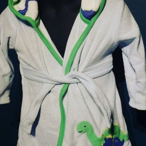 Toddler dinosaur robe